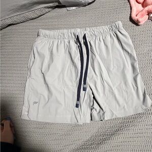 Fabletics Light Gray Athletic Shorts